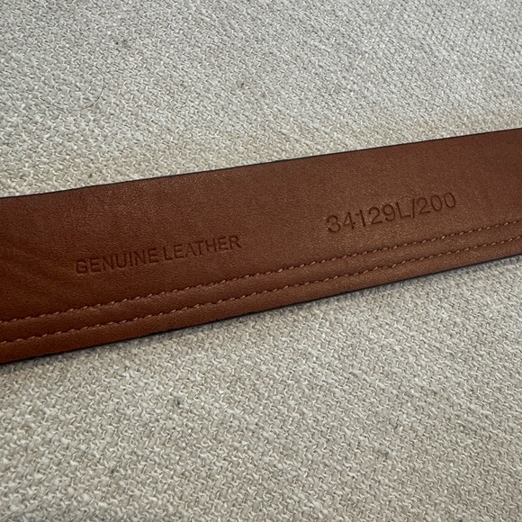 Boconi Dark Brown Suede Belt, Men’s 34/85, Genuine Leather - Picture 6 of 8